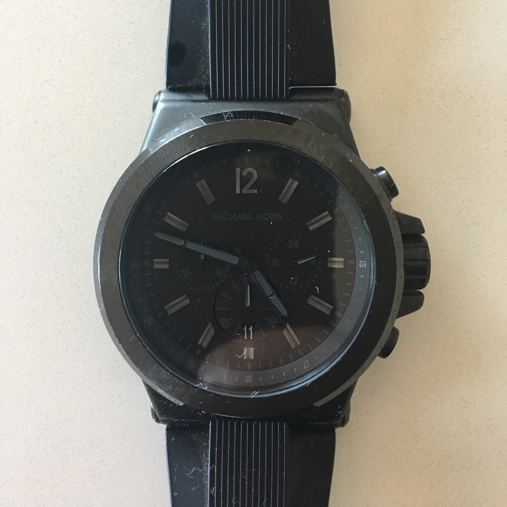Michael Kors Black Chronograph MK8152 - Picture 2 of 4
